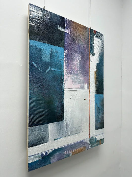 Gloss Modern Decorative Wall Art - Vertical Design