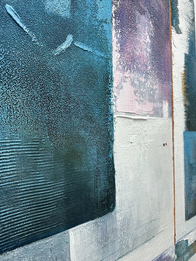 Gloss Modern Decorative Wall Art - Vertical Design