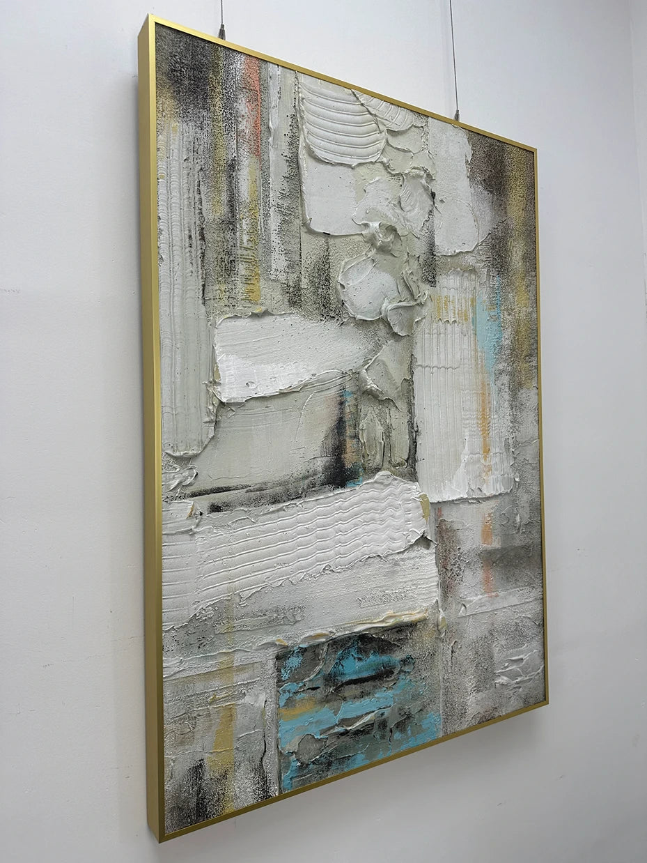 Linear Modern Decorative Wall Art - Vertical Design