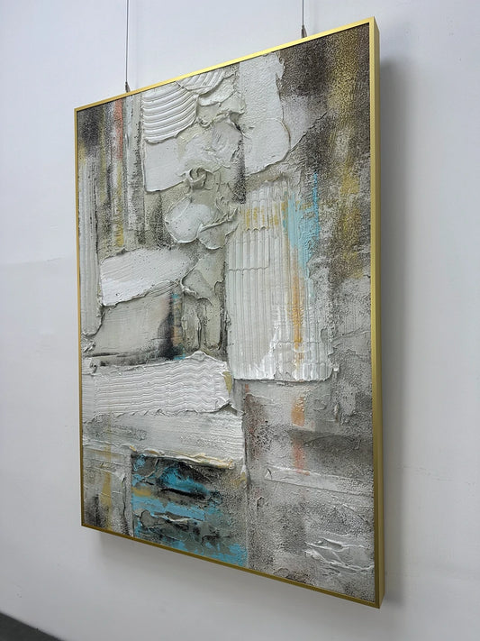 Linear Modern Decorative Wall Art - Vertical Design