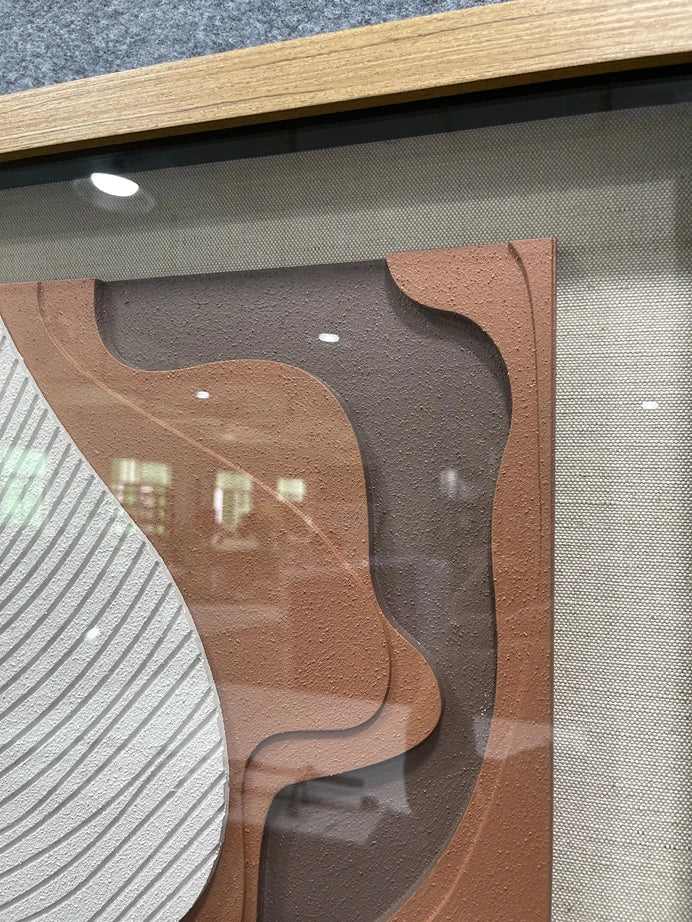 Oceanic Acrylic Abstract Wall Art - Vertical Design