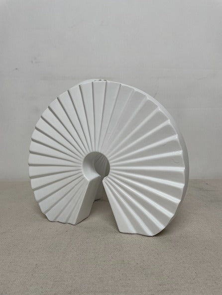 Twin Fan Resin Sculpture artistic sculpture by Artsmiley