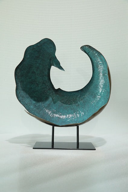 Crescent Metal Sculpture artistic sculpture by Artsmiley