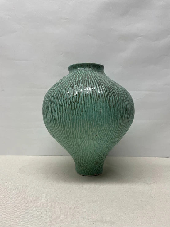 Green Gradient Ceramic Vase