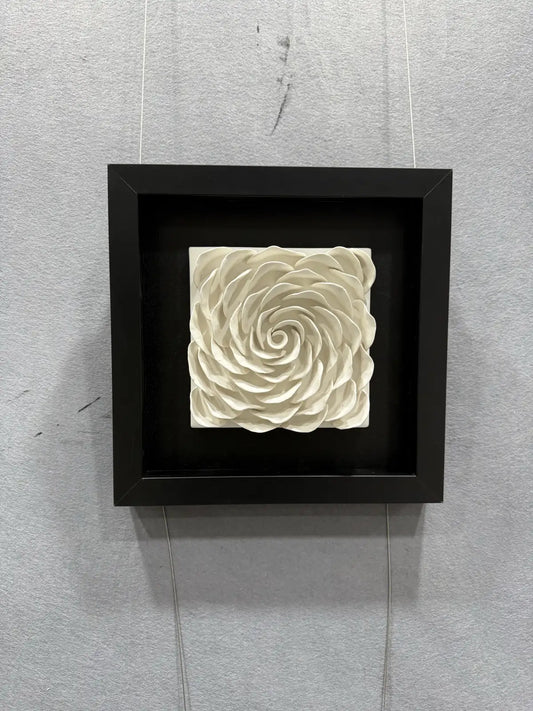 Ceramic Hand Painted Wall Art Square Design | Art Smiley Decor UAE