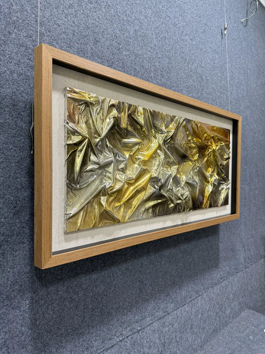 Leather Texture Abstract Wall Decor | Art Smiley Decor UAE