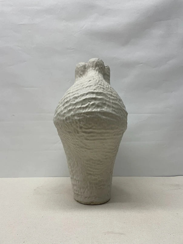White Coral Ceramic Vase