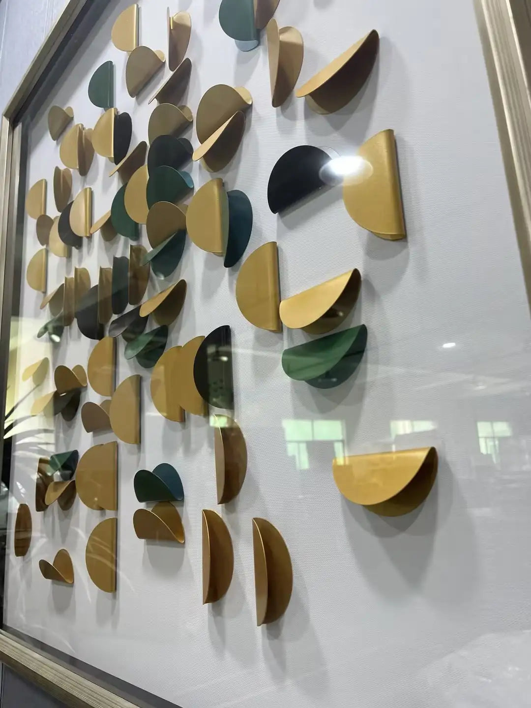 Luxury Geometric 3D Wall Art Panel Square Design | Art Smiley Decor UAE