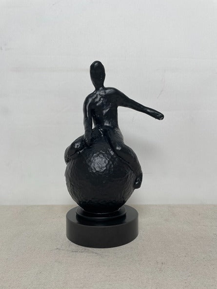 Black Rabbit Resin Sculpture N3 artistic sculpture by Artsmiley