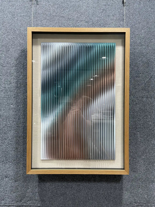 Smoke Acrylic Abstract Wall Art Vertical Design | Art Smiley Decor UAE