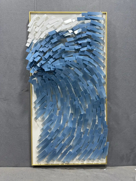 Sharp Modern Decorative Wall Art Vertical Design | Art Smiley Decor UAE