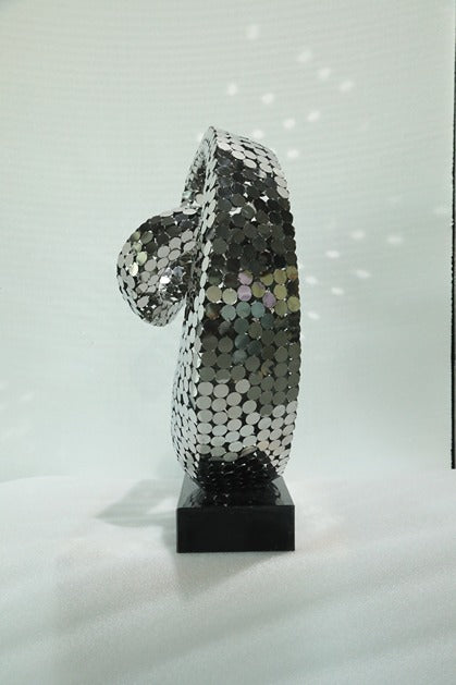 Spiral Ring Metal Sculpture artistic sculpture by Artsmiley