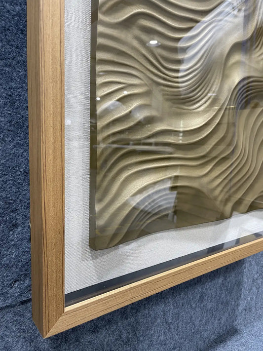 Opaque Acrylic Abstract Wall Art Vertical Design | Art Smiley Decor UAE