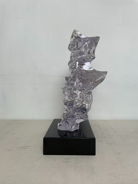 Silver Coral Resin Sculpture artistic sculpture by Artsmiley