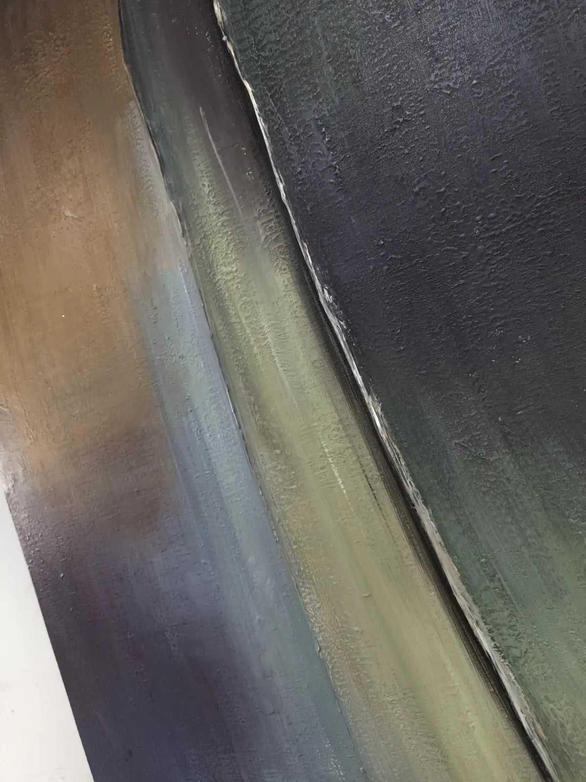 Rough Hand Painted Abstract Wall Art Vertical Design | Art Smiley Decor UAE