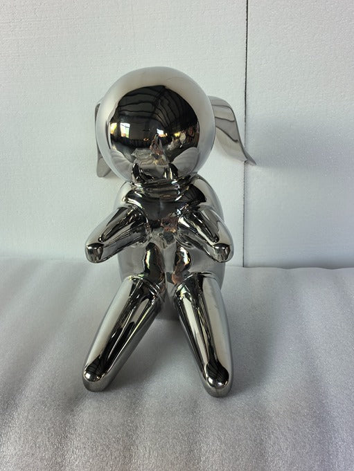 Silver Flow Stainless Steel Sculpture