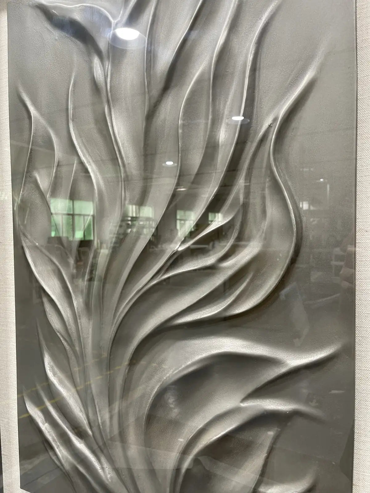 Storm Acrylic Abstract Wall Art Vertical Design | Art Smiley Decor UAE