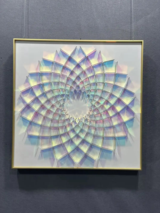 Earthy Acrylic Abstract Wall Art Square Design | Art Smiley Decor UAE