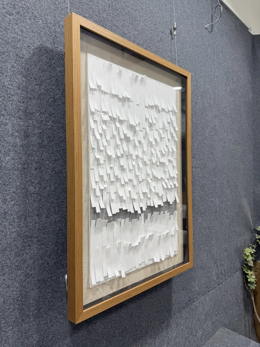 Brushstroke Acrylic Abstract Wall Art Vertical Design | Art Smiley Decor UAE