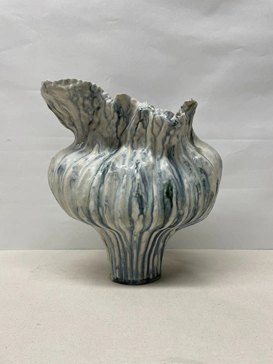 Marble Swirl Ceramic Vase