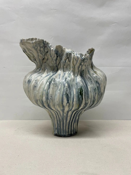 Marble Swirl Ceramic Vase