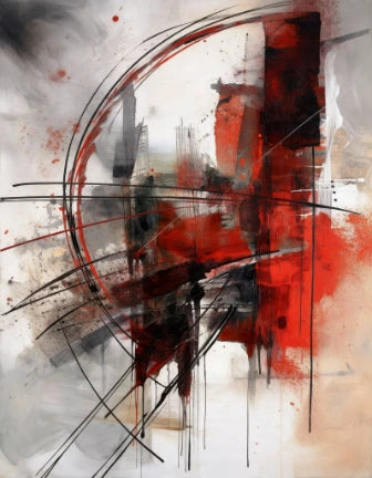 Abstract Modern Painting In An Expressive Style