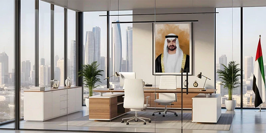 Portrait Placement Etiquette in Abu Dhabi: Honoring Sheikh Mohamed bin Zayed in Government and Private Spaces