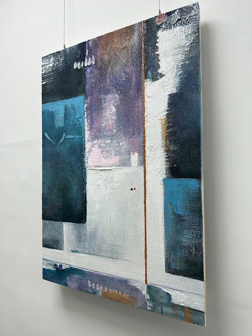 Gloss Modern Decorative Wall Art - Vertical Design