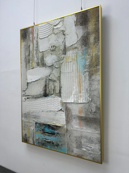 Linear Modern Decorative Wall Art - Vertical Design