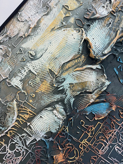 Luxe Modern Decorative Wall Art - Vertical Design