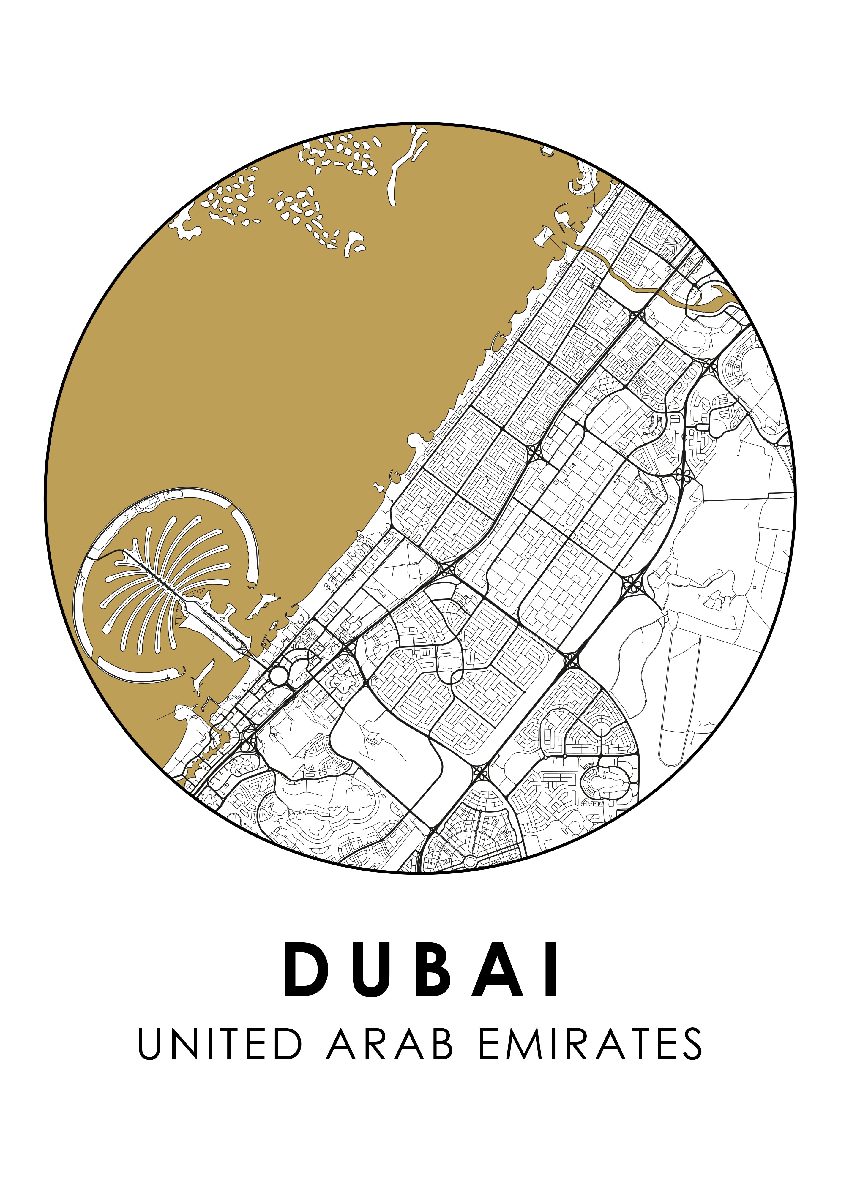 دائرة مخطط خريطة الإمارات العربية المتحدة