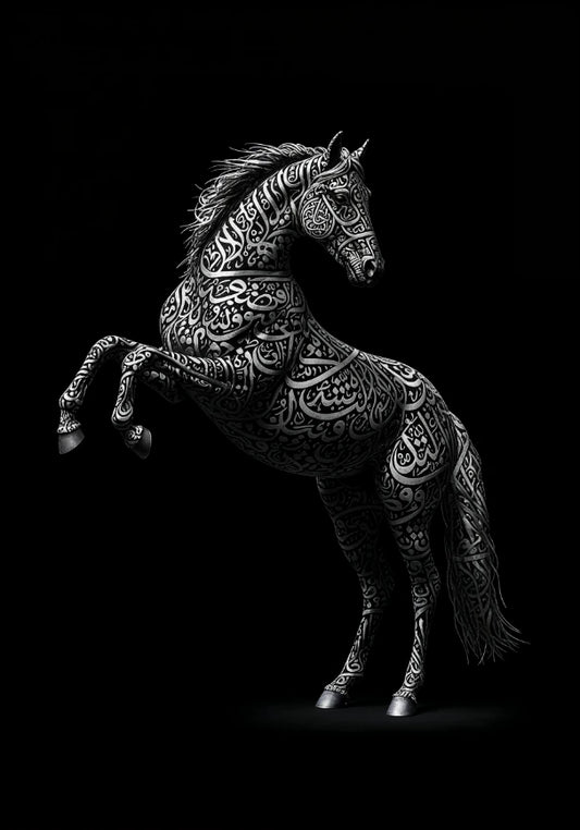 Horse With Islamic Words