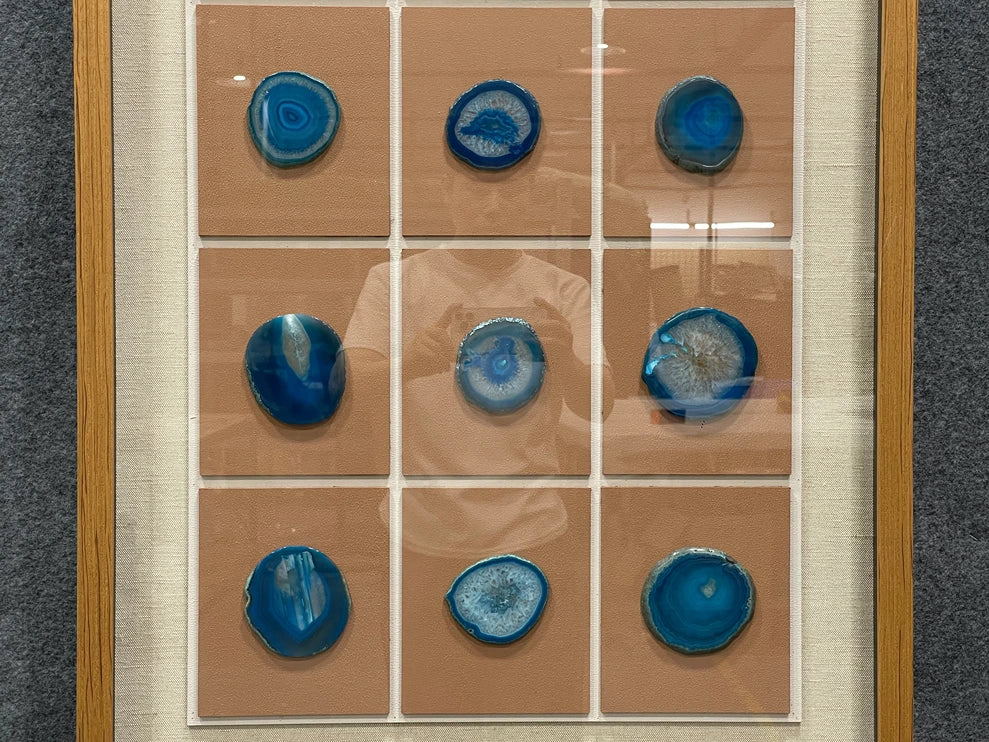 Earthy Acrylic Abstract Wall Art - Vertical Design