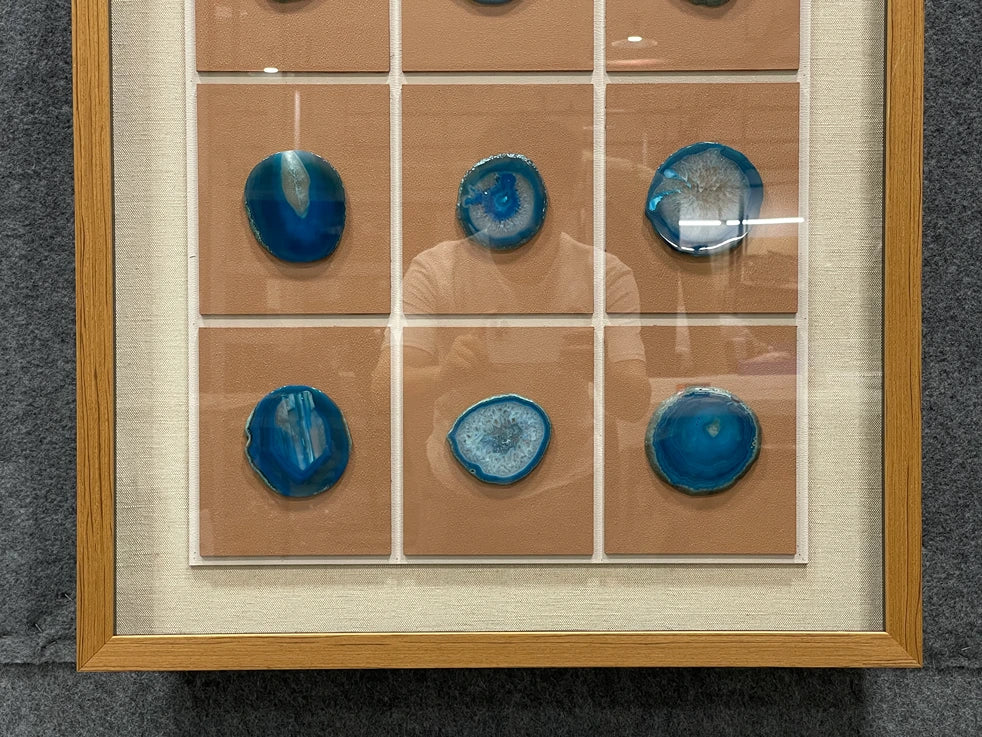 Earthy Acrylic Abstract Wall Art - Vertical Design