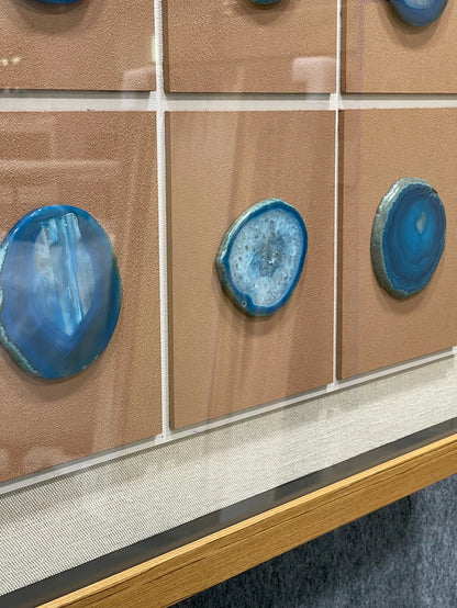 Earthy Acrylic Abstract Wall Art - Vertical Design