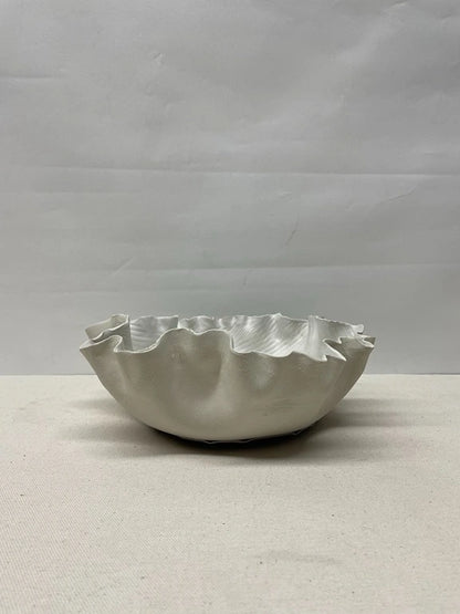 Ivory Scallop Ceramic Dish