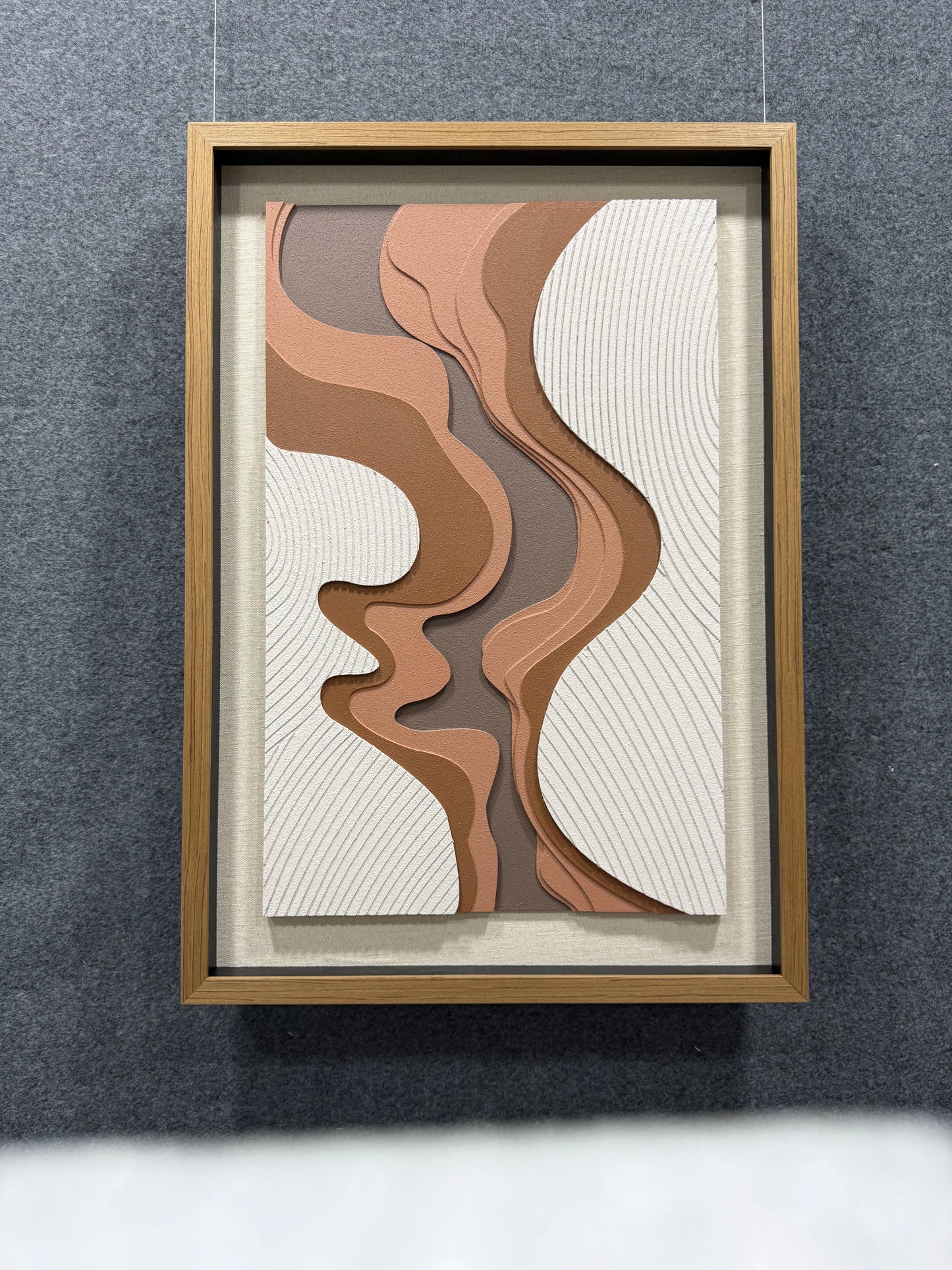 Chromatic Acrylic Abstract Wall Art - Vertical Design