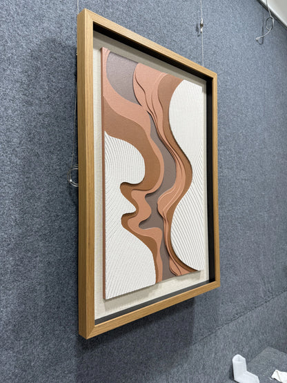 Chromatic Acrylic Abstract Wall Art - Vertical Design