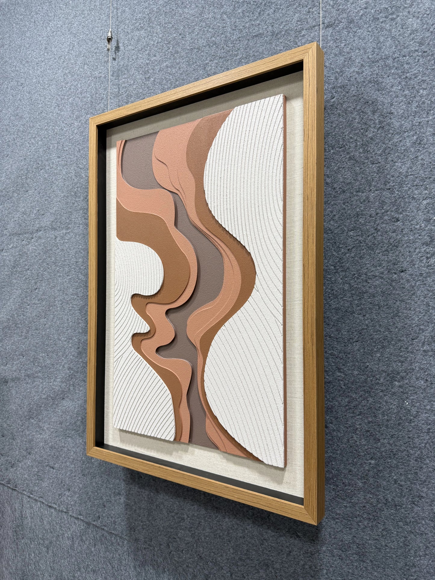 Chromatic Acrylic Abstract Wall Art - Vertical Design