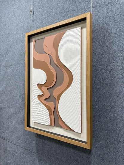 Chromatic Acrylic Abstract Wall Art - Vertical Design