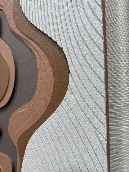 Chromatic Acrylic Abstract Wall Art - Vertical Design