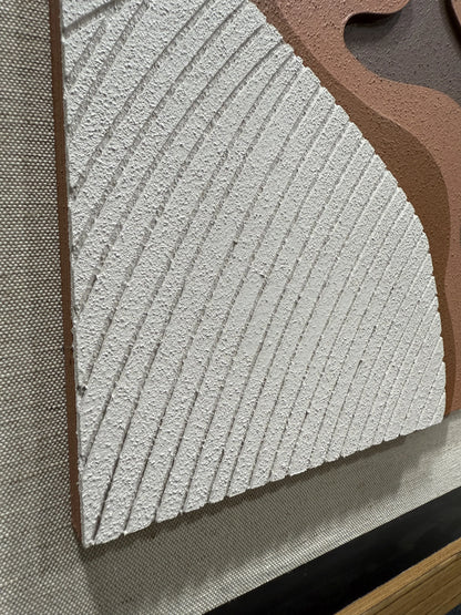 Chromatic Acrylic Abstract Wall Art - Vertical Design