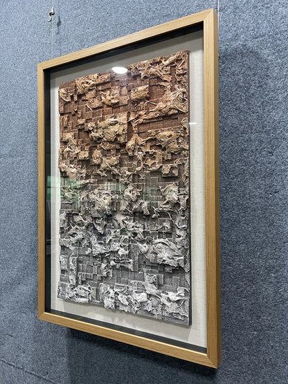 Fluid Acrylic Abstract Wall Art - Vertical Design