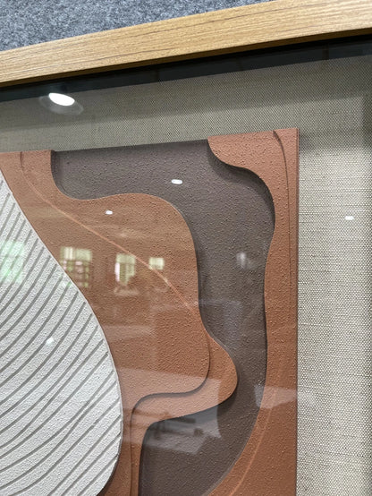 Oceanic Acrylic Abstract Wall Art - Vertical Design