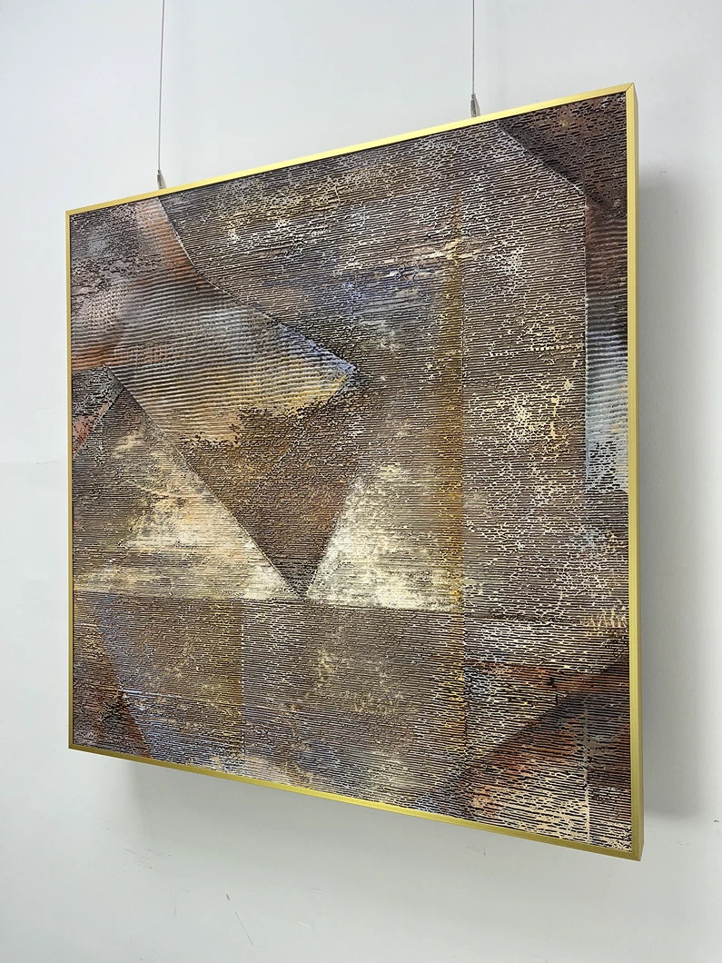 Statement Modern Decorative Wall Art - Square Design