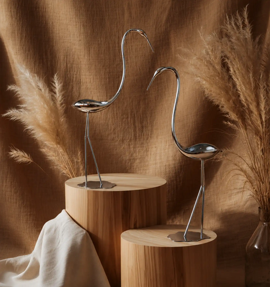 Minimal Wave Steel Sculpture