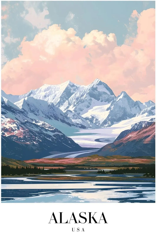Elegant Portrait of Alaska Usa