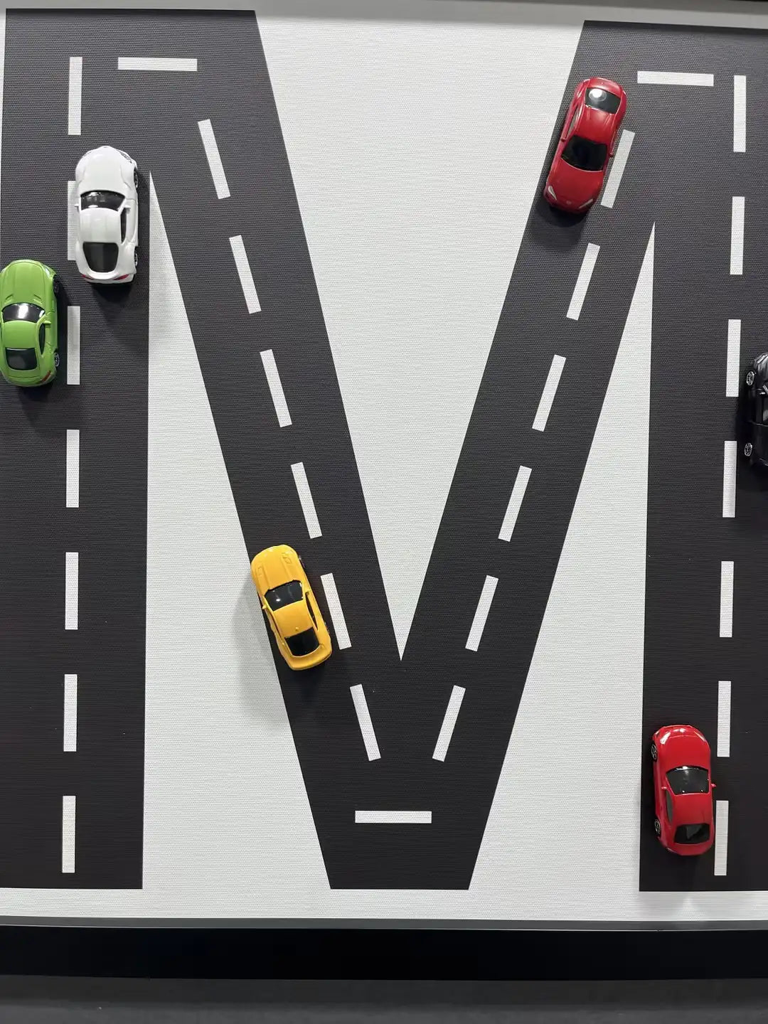 Toy Car Shadow Box Wall Decor Square Design | Art Smiley Decor UAE