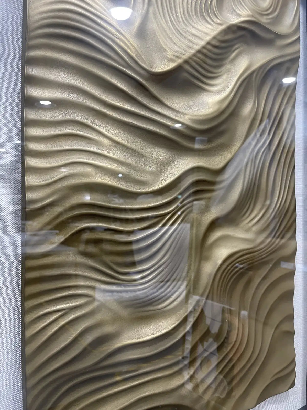 Opaque Acrylic Abstract Wall Art Vertical Design | Art Smiley Decor UAE