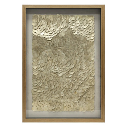 Copper Acrylic Abstract Wall Art Vertical Design | Art Smiley Decor UAE